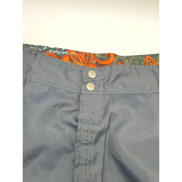 Quik Sand Sportswear Board Shorts Mens 36" Waist Reversable Beach Swim Vacation - Picture 8 of 8